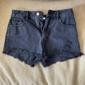 Pacsun Black Jean Shorts